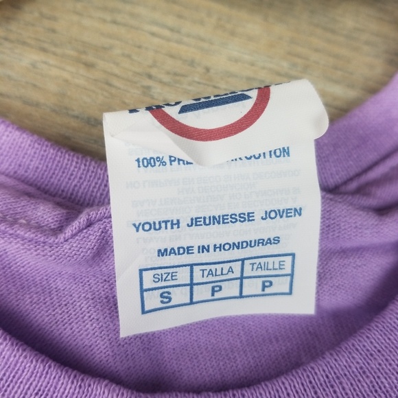 Mermaid at Heart Girl's Purple t shirt youth Small - Picture 5 of 5